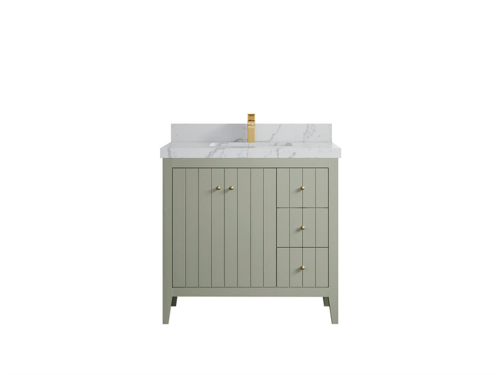 Atlanta 36 in. W x 22 in. D Center Sink Bathroom Vanity - photo 47