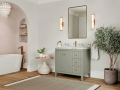 Atlanta 36 in. W x 22 in. D Center Sink Modern Bathroom Vanity - photo 2
