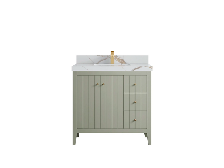 Atlanta 36 in. W x 22 in. D Center Sink Bathroom Vanity - photo 15