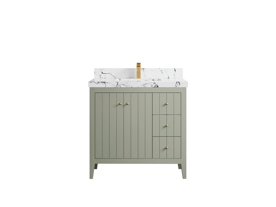 Atlanta 36 in. W x 22 in. D Center Sink Bathroom Vanity CL - Willow Bath and Vanity
