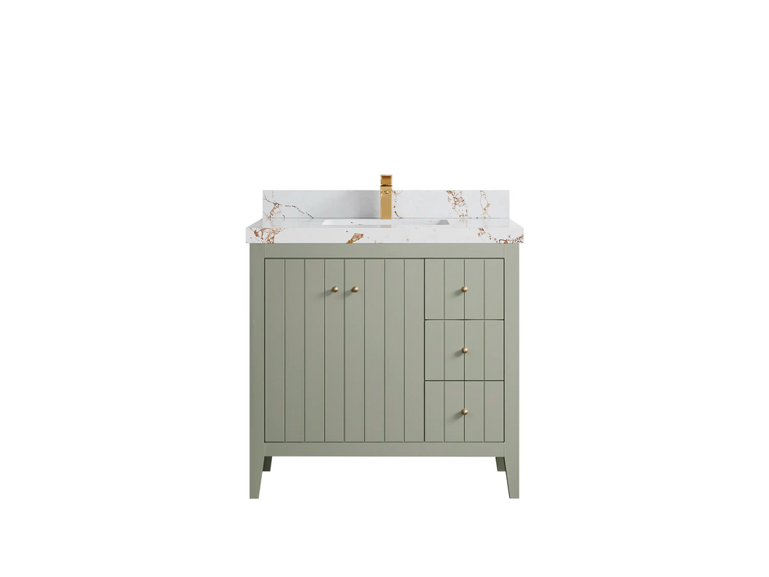 Atlanta 36 in. W x 22 in. D Center Sink Bathroom Vanity CL - Willow Bath and Vanity
