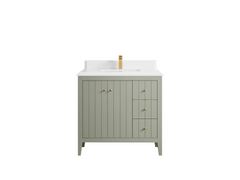 Atlanta 36 in. W x 22 in. D Center Sink Modern Bathroom Vanity - photo 33