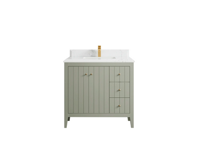Atlanta 36 in. W x 22 in. D Center Sink Bathroom Vanity CL - Willow Bath and Vanity
