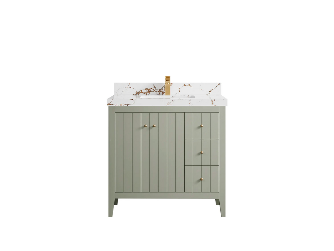 Atlanta 36 in. W x 22 in. D Center Sink Bathroom Vanity CL - Willow Bath and Vanity