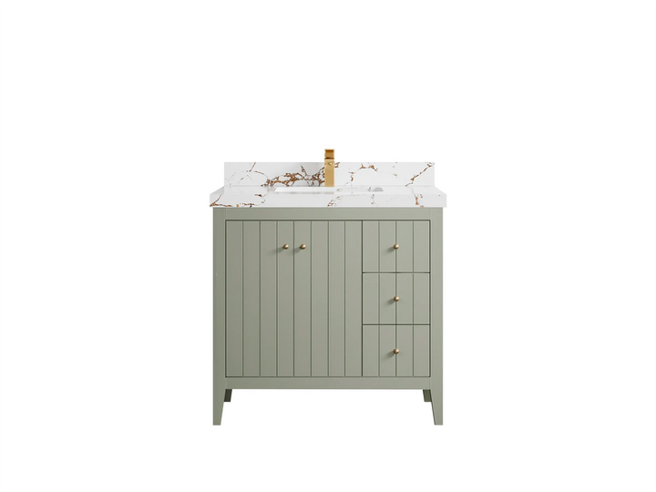 Atlanta 36 in. W x 22 in. D Center Sink Bathroom Vanity - photo 41