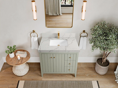 Atlanta 36 in. W x 22 in. D Center Sink Modern Bathroom Vanity - photo 46