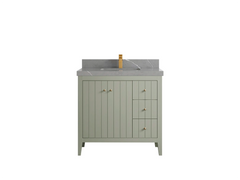Atlanta 36 in. W x 22 in. D Center Sink Modern Bathroom Vanity - photo 39