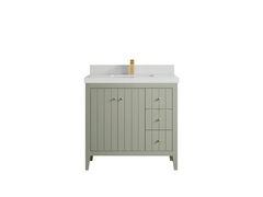 Atlanta 36 in. W x 22 in. D Center Sink Modern Bathroom Vanity - photo 27
