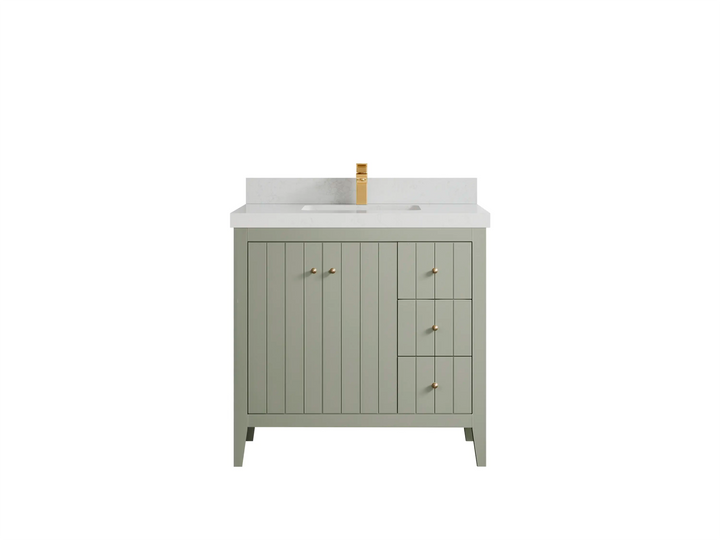 Atlanta 36 in. W x 22 in. D Center Sink Bathroom Vanity - photo 27