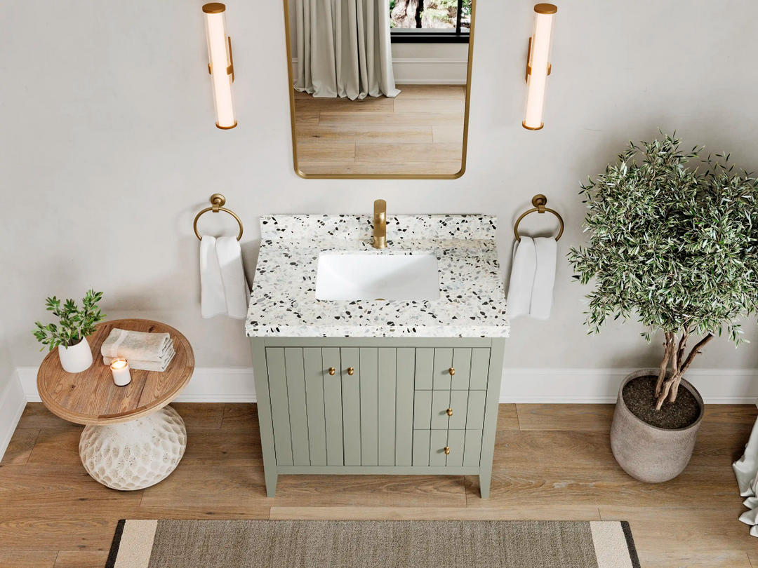 Atlanta 36 in. W x 22 in. D Center Sink Bathroom Vanity CL - Willow Bath and Vanity