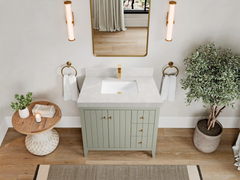 Atlanta 36 in. W x 22 in. D Center Sink Modern Bathroom Vanity - photo 36