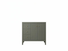 Atlanta 36 in. W x 22 in. D Center Sink Bathroom Vanity for Modern Elegant Bathrooms - photo 3