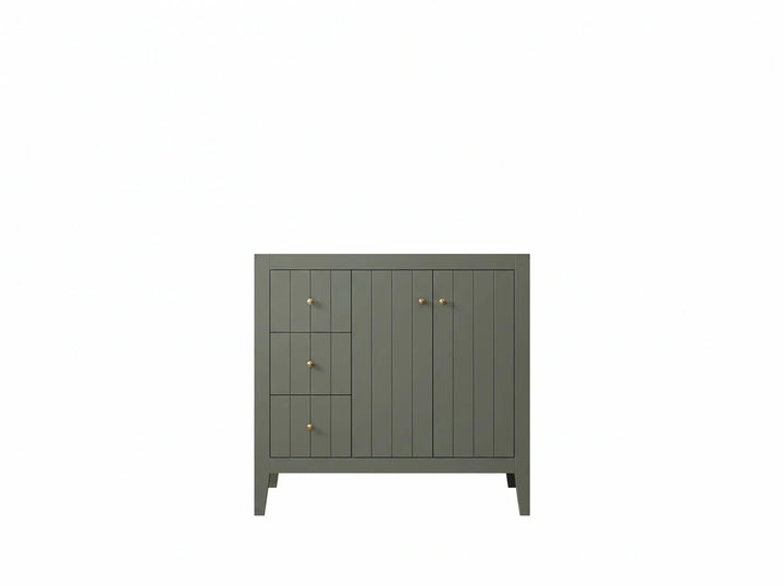 Atlanta 36 in. W x 22 in. D Center Sink Bathroom Vanity for Modern Elegant Bathrooms - photo 3