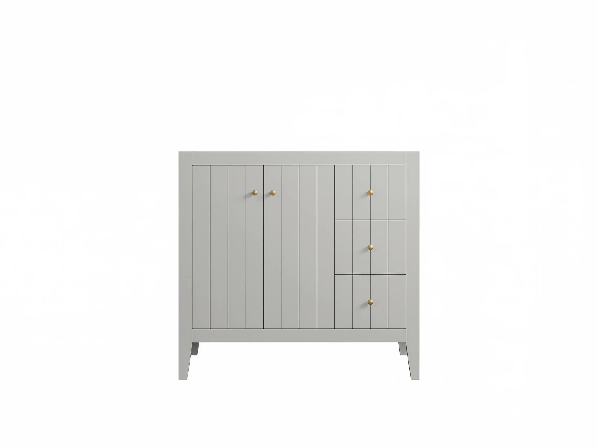 Atlanta 36 in. W x 22 in. D Center Sink Modern Bathroom Vanity - Willow Bath and Vanity