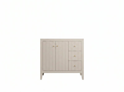 Atlanta 36 in. W x 22 in. D Left Offset Sink Bathroom Vanity - Willow Bath and Vanity