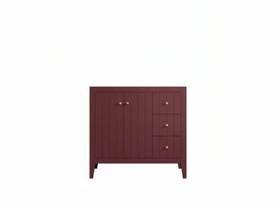 Atlanta 36 in. W x 22 in. D Left Offset Sink Bathroom Vanity - Willow Bath and Vanity