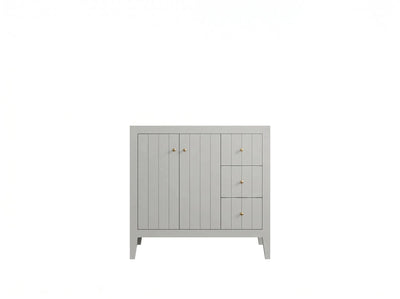 Atlanta 36 in. W x 22 in. D Left Offset Sink Bathroom Vanity - Willow Bath and Vanity