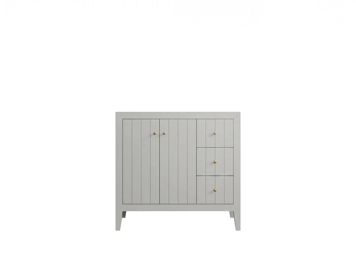 Atlanta 36 in. W x 22 in. D Left Offset Sink Bathroom Vanity - photo 3