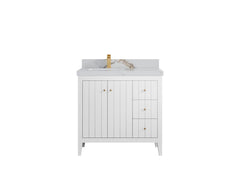 Atlanta 36 in. W x 22 in. D Left Offset Sink Bathroom Vanity - photo 18