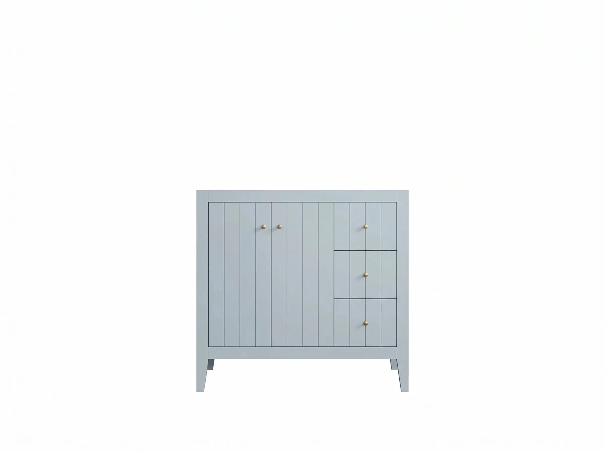 Atlanta 36 in. W x 22 in. D Left Offset Sink Bathroom Vanity - Willow Bath and Vanity