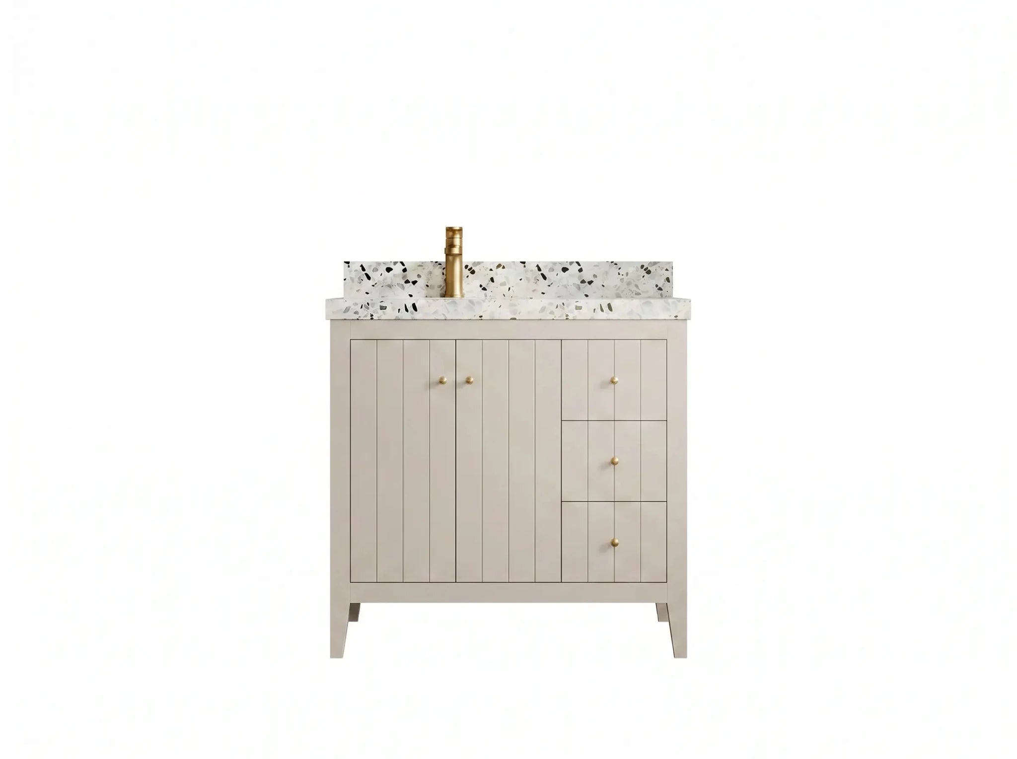 Atlanta 36 in. W x 22 in. D Left Offset Sink Bathroom Vanity - Willow Bath and Vanity