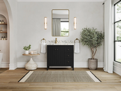 Atlanta 36 in. W x 22 in. D Left Offset Sink Bathroom Vanity - photo 4