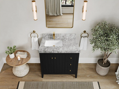 Atlanta 36 in. W x 22 in. D Left Offset Sink Bathroom Vanity - photo 44