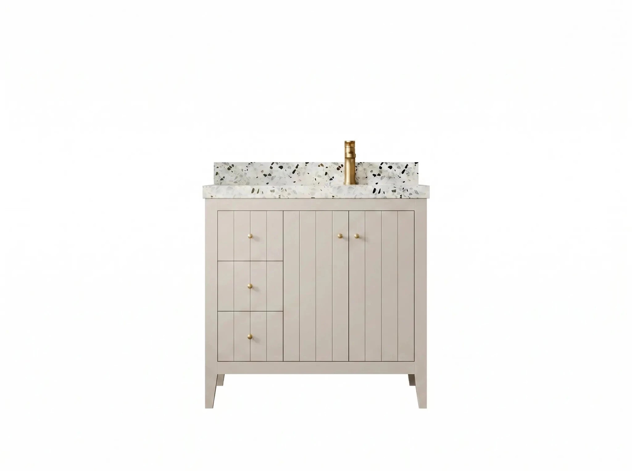 Atlanta 36 in. W x 22 in. D Right Offset Sink Bathroom Vanity - Willow Bath and Vanity