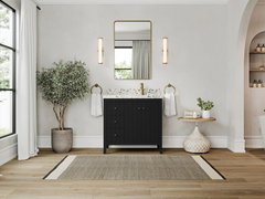 Atlanta 36 in. W x 22 in. D Right Offset Sink Bathroom Vanity - photo 4