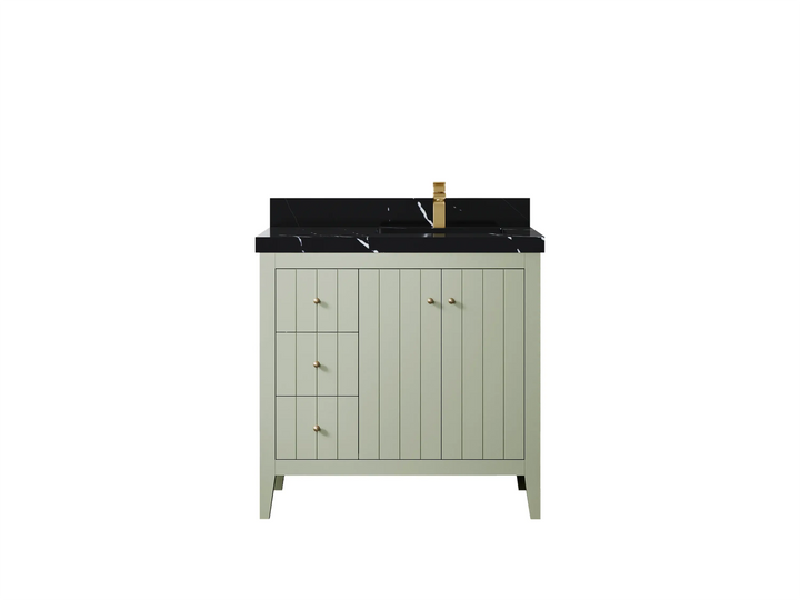 Atlanta 36 in. W x 22 in. D Right Offset Sink Bathroom Vanity - photo 41