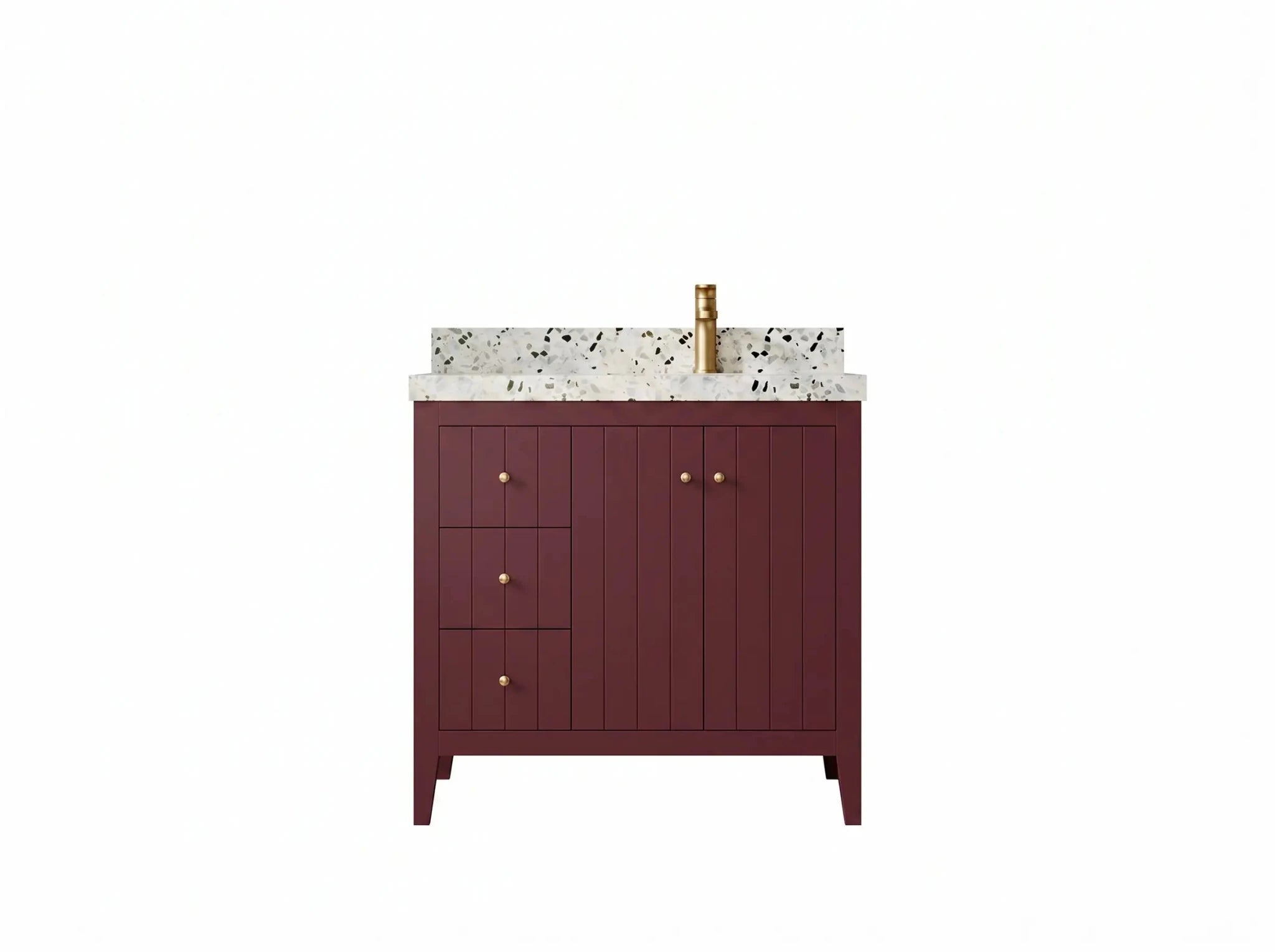 Atlanta 36 in. W x 22 in. D Right Offset Sink Bathroom Vanity - Willow Bath and Vanity