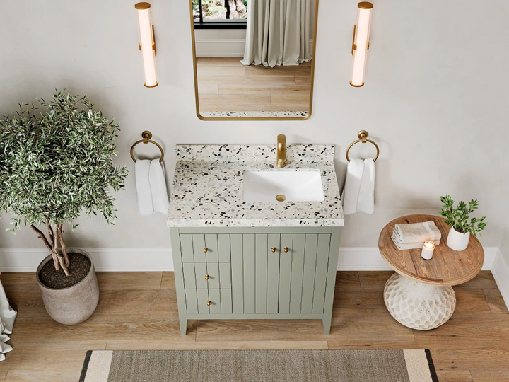 Atlanta 36 in. W x 22 in. D Right Offset Sink Bathroom Vanity - photo 7