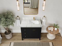 Atlanta 36 in. W x 22 in. D Right Offset Sink Bathroom Vanity - photo 22