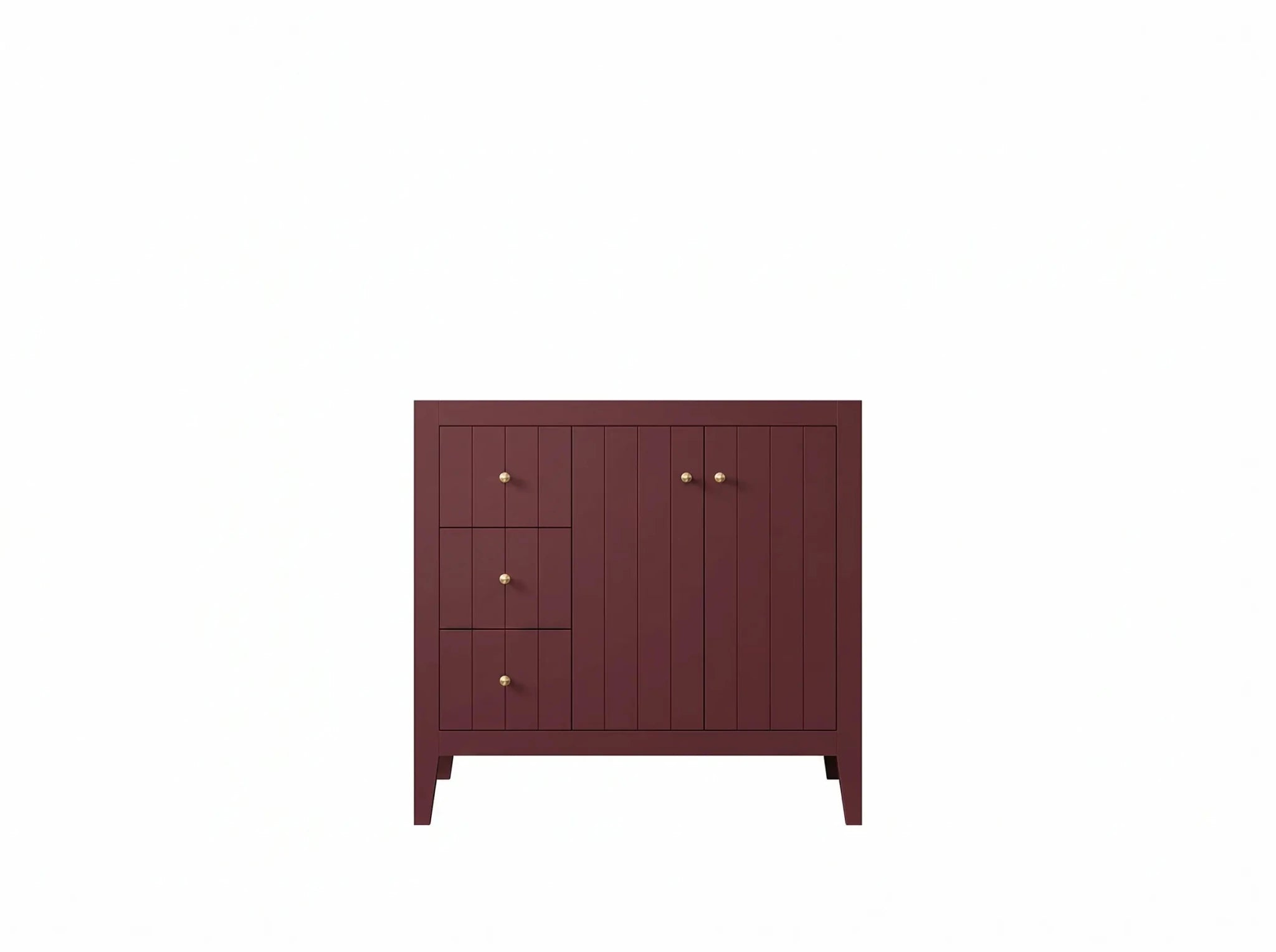 Atlanta 36 in. W x 22 in. D Right Offset Sink Bathroom Vanity - Willow Bath and Vanity