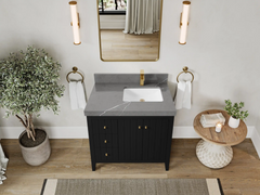 Atlanta 36 in. W x 22 in. D Right Offset Sink Bathroom Vanity - photo 44