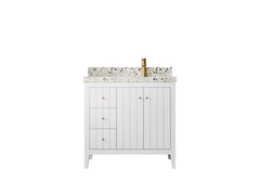 Atlanta 36 in. W x 22 in. D Right Offset Sink Bathroom Vanity - photo 8