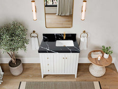 Atlanta 36 in. W x 22 in. D Right Offset Sink Bathroom Vanity - photo 14