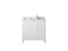 Atlanta 36 in. W x 22 in. D Right Offset Sink Bathroom Vanity - photo 23