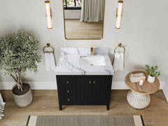 Atlanta 36 in. W x 22 in. D Right Offset Sink Bathroom Vanity - photo 26