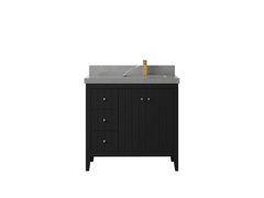 Atlanta 36 in. W x 22 in. D Right Offset Sink Bathroom Vanity - photo 45