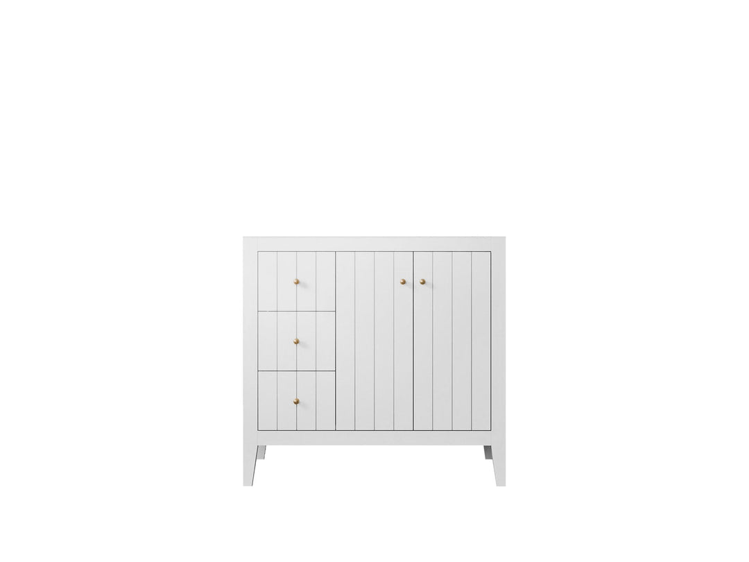 Atlanta 36 in. W x 22 in. D Right Offset Sink Bathroom Vanity - Willow Bath and Vanity