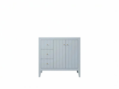 Atlanta 36 in. W x 22 in. D Right Offset Sink Bathroom Vanity - Willow Bath and Vanity