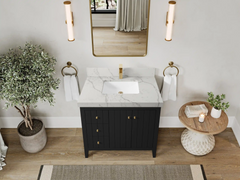 Atlanta 36 in. W x 22 in. D Center Sink Bathroom Vanity for Modern Elegant Bathrooms - photo 46