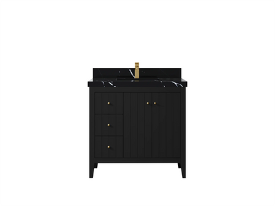 Atlanta 36 W x 22 D Center Sink Vanity for Elegant Bathrooms - Willow Bath and Vanity
