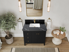 Atlanta 36 in. W x 22 in. D Center Sink Bathroom Vanity for Modern Elegant Bathrooms - photo 12