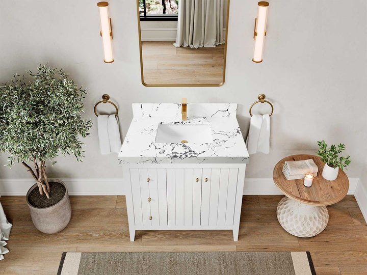 Atlanta 36 W x 22 D Center Sink Vanity for Elegant Bathrooms - photo 17