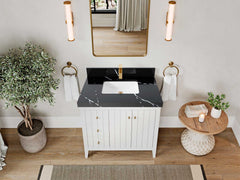 Atlanta 36 in. W x 22 in. D Center Sink Bathroom Vanity for Modern Elegant Bathrooms - photo 23
