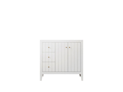 Atlanta 36 W x 22 D Center Sink Vanity for Elegant Bathrooms - Willow Bath and Vanity