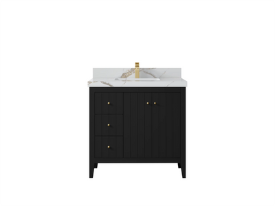 Atlanta 36 W x 22 D Center Sink Vanity for Elegant Bathrooms - Willow Bath and Vanity