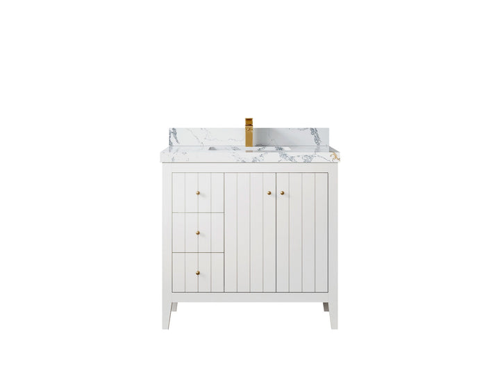 Atlanta 36 W x 22 D Center Sink Vanity for Elegant Bathrooms - photo 32